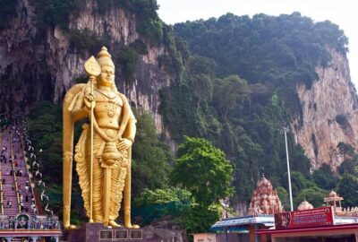 Batu Caves, Waterfalls, Hotspring, Batik & Pewter Tour with Lunch