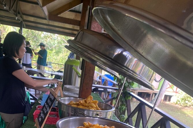 Borneo (Klias) River Cruise & Fireflies Tour - Tea, local snacks, and a quiet start at Klias