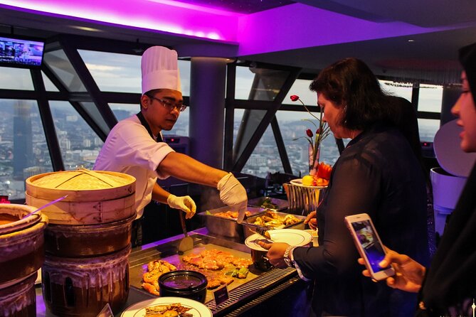 Dining at ORBIT Revolving Restaurant KL Tower with Transfers - Food quality, service, and small details