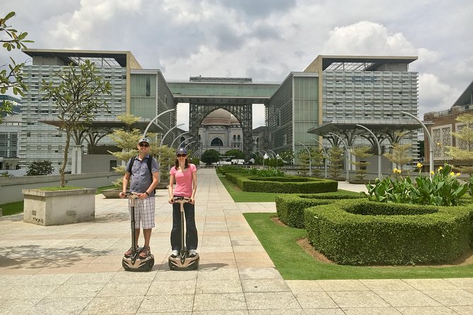 Guided Eco Ride Segway Tour at Putrajaya, City in the Garden - Learning the InMotion transporter before the ride