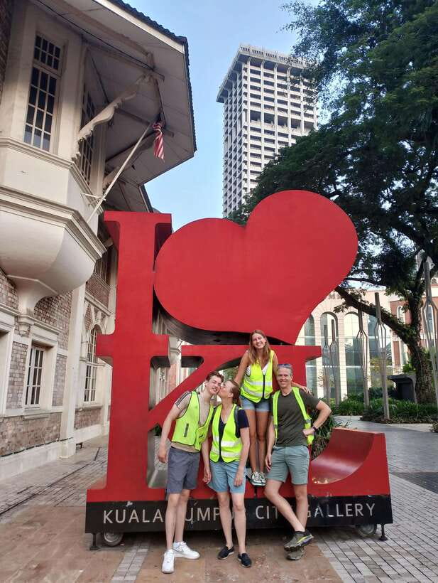 Hidden Kuala Lumpur: 4-Hour Bike Tour - Finishing near modern Kuala Lumpur and KLCC