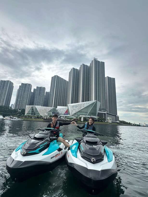 Johor Bahru : Seadoo JetSki 30mins Self Ride Tour(Single) - From Senibong Cove toward Woodlands Checkpoint