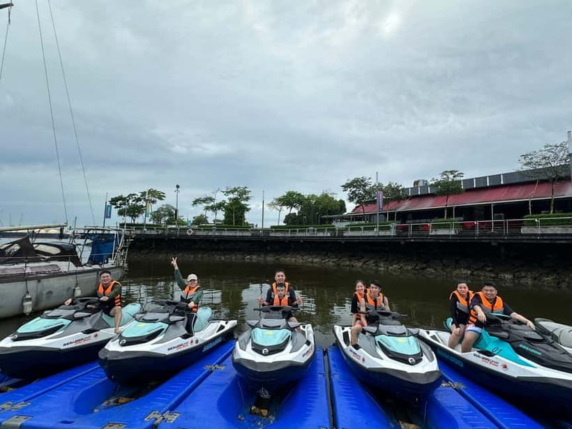 Johor Bahru : Seadoo JetSki 60mins Self Ride Tour(Single) - Seeing the RTS Link and R&F Mall from the water