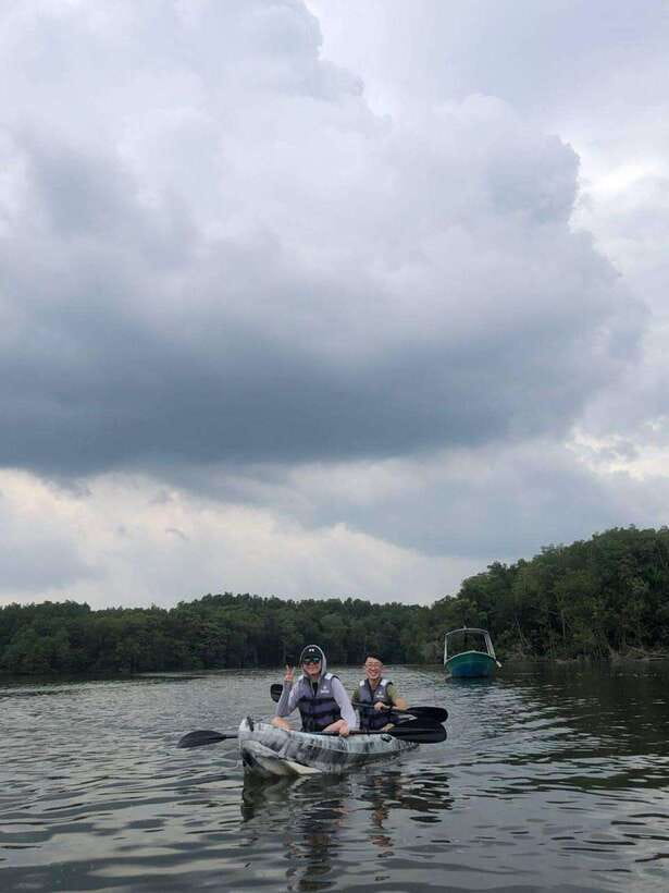 Johor: Sungai Lebam Kayaking with Transfer - The 15-minute van ride and local boat transfer