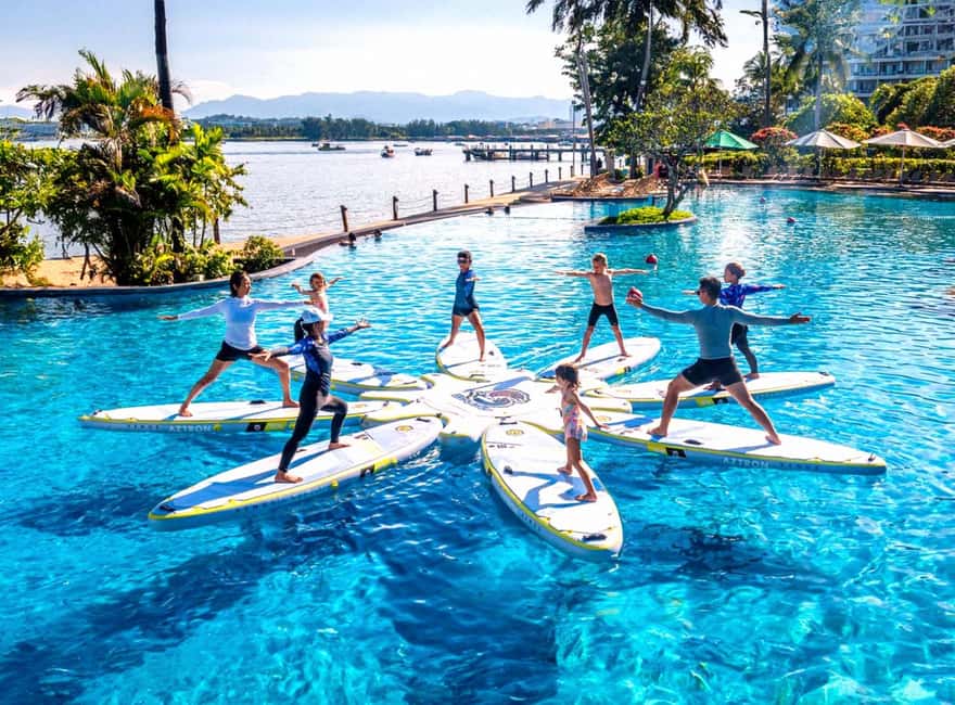 Kota Kinabalu: 5 Star Shangri-La Tanjung Aru Hotel SUP Yoga - Who will enjoy this most