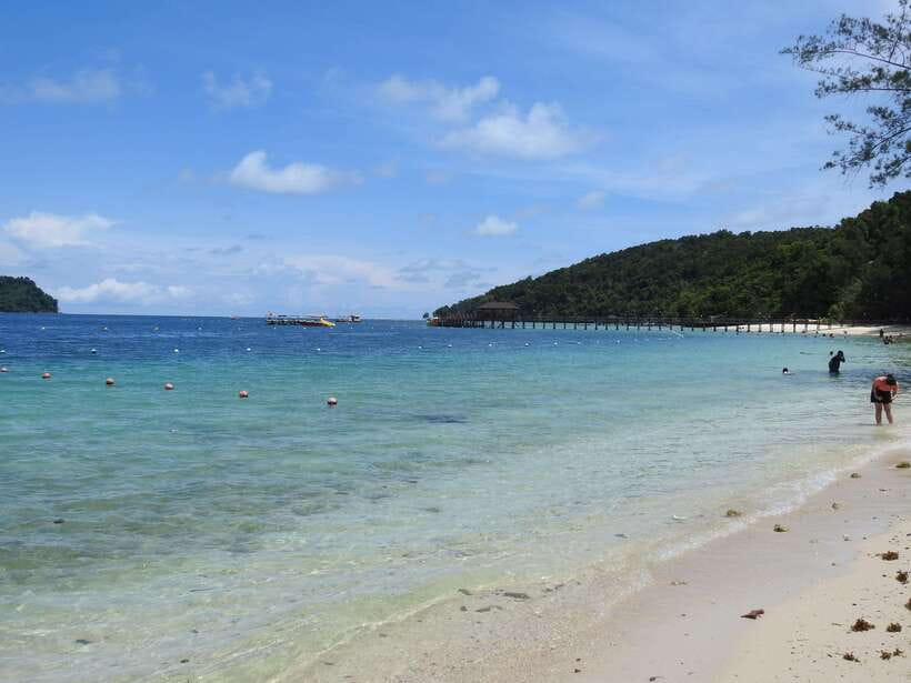 Kota Kinabalu: Island Hopping with Snorkeling & Meal - Sapi Island offers a shorter second stop
