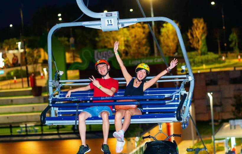 Kuala Lumpur: Skyline Luge Admission Ticket - The tunnel system and night riding