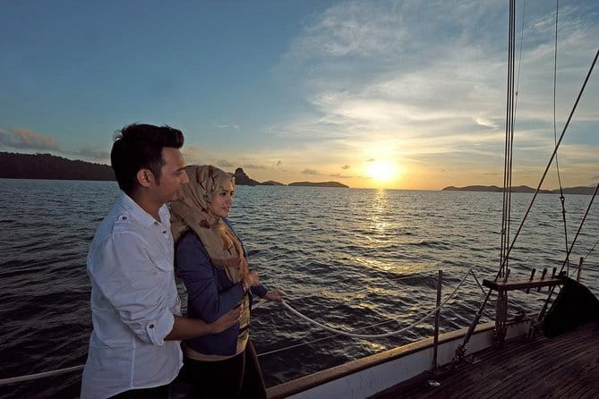 Langkawi Andaman Sea Sunset Dinner Cruise with Private Pickup - The yacht, jacuzzi, hammock, and open bar