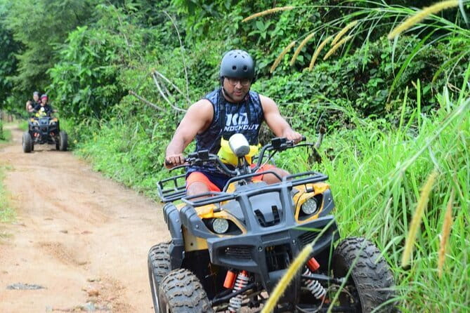 Langkawi ATV Adventure Ride with Ziplines And Waterfall - Riding through paddy fields and village roads