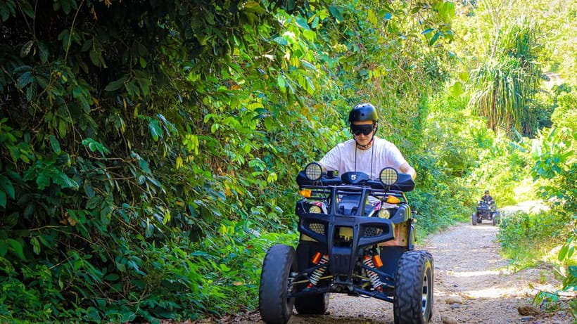 Langkawi Atv Private Jungle and Waterfall Tour - Riding through paddy fields and working farms