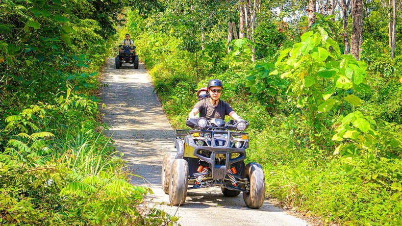 Langkawi Atv Private Jungle and Waterfall Tour - Learning the ATV before the jungle tracks