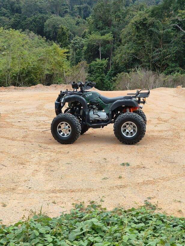 Langkawi:ATV Ride at Matchinchang Mountain Foothill - The forest tracks are the real test