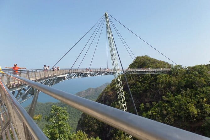 Langkawi Cable Car And Sky Bridge Including Waterfalls - Crossing the SkyBridge above the ravine