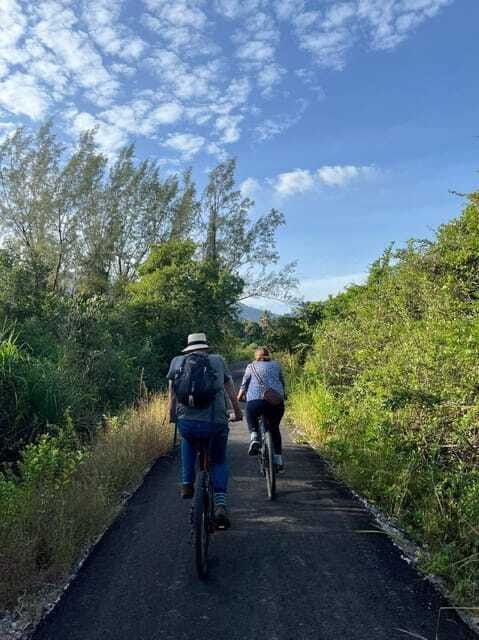 Langkawi: Countryside Bike Tour, Waterfall Swim & Dessert - Arriving at Durian Perangin Waterfall