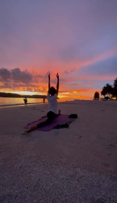Langkawi: Enchanting Sunset Beach Yoga at Cenang Beach - The Tone: Calm, Clear, and Personal