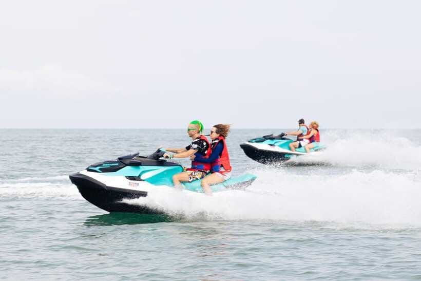 Langkawi: Jet Ski Adventure Basic Package - Swimming and beach time at Beras Basah Island
