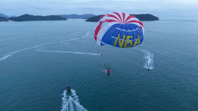 Langkawi: Jet Ski and Parasailing Tour - Limestone cliffs and the Fjord Eco Marine Park