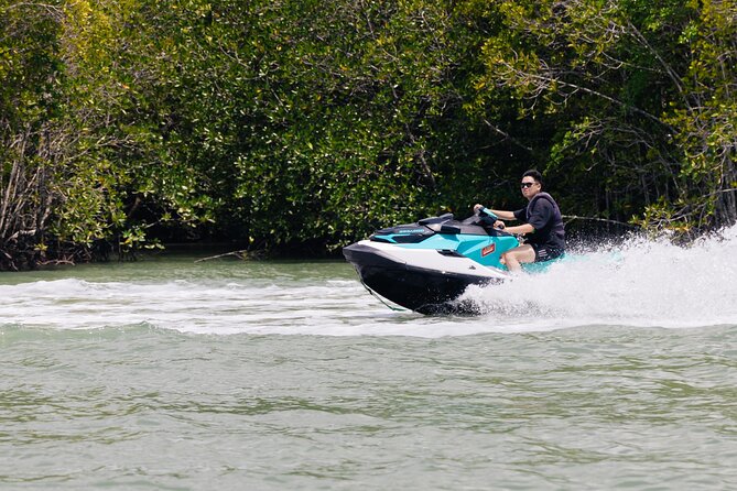 Langkawi Jet Ski Tour Bronze Package 2 Hours - Diamond Island or Beras Basah Island beach stop