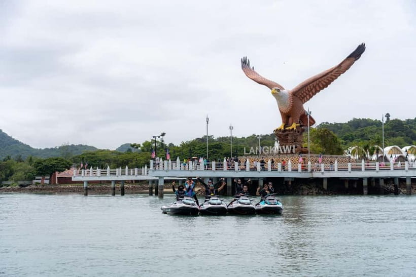 Langkawi Jet Ski Tour Dataran Lang - Eagle Square and Langkawi’s famous eagle