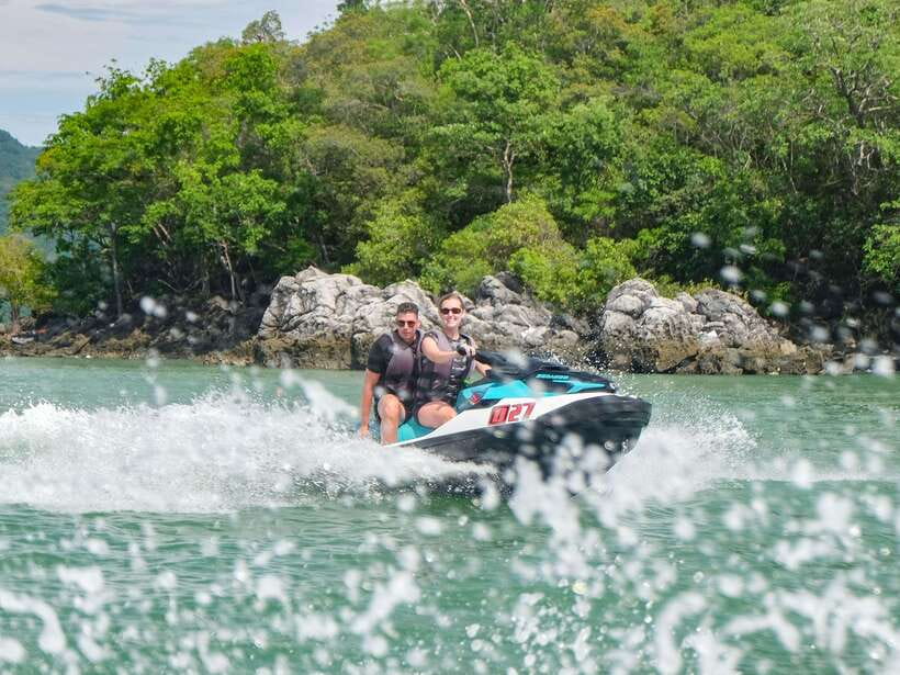 Langkawi: Jet Ski Tour Island Hopping Dayang Bunting - Riding toward Dayang Bunting’s eight islands