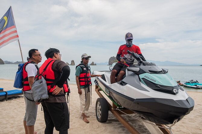 Langkawi Jet Ski Tour Kilim Geopark and Cave Exploring Tour - Riding double through Langkawi’s mangroves