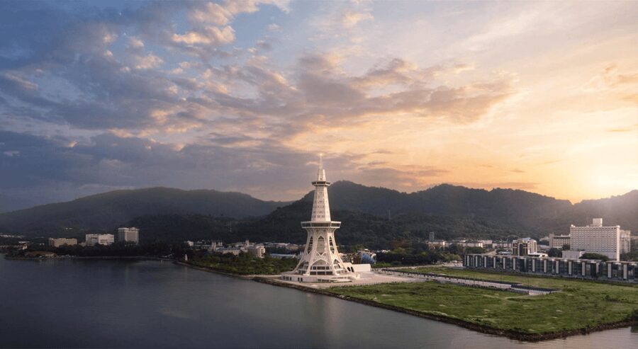 Langkawi: Maha Tower Langkawi Admission Ticket - The ground-level gallery puts the view in context