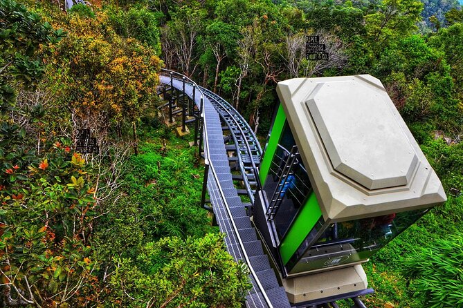 Langkawi Panoramic Tour SkyCab SkyBridge SkyGlide OrientalVillage - Riding the Langkawi SkyCab above ancient rock