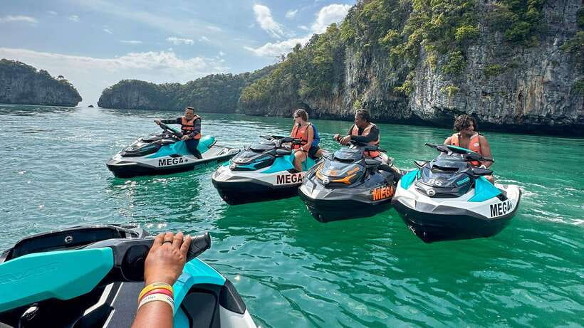 Langkawi: Premium UNESCO Geopark Jet Ski Tour of 8 Islands - Monkeys, eagles, cliffs, and quiet coves