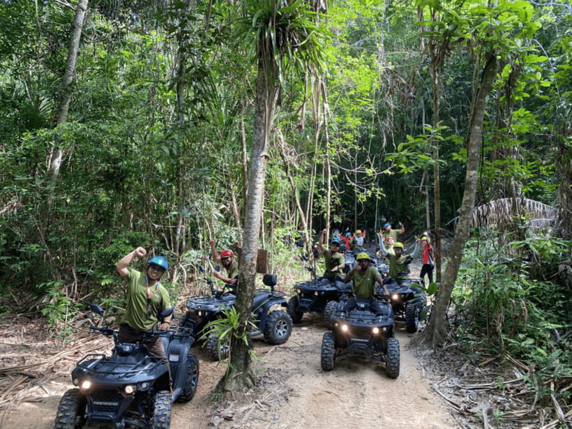 Langkawi: Sky ATV Ride at Mountain Manchinchang - Jungle trails and rocky climbs on the ATV