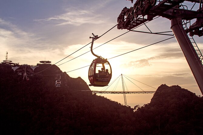 Langkawi SkyBridge, Cable Car and Refreshing Natures Private Tour - The SkyCab ride from the base to the 708-meter summit