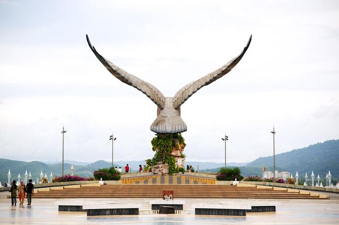 Langkawi Skycab + Skybridge + Eagle Square Private Tour - Eagle Square and the reddish-brown eagle