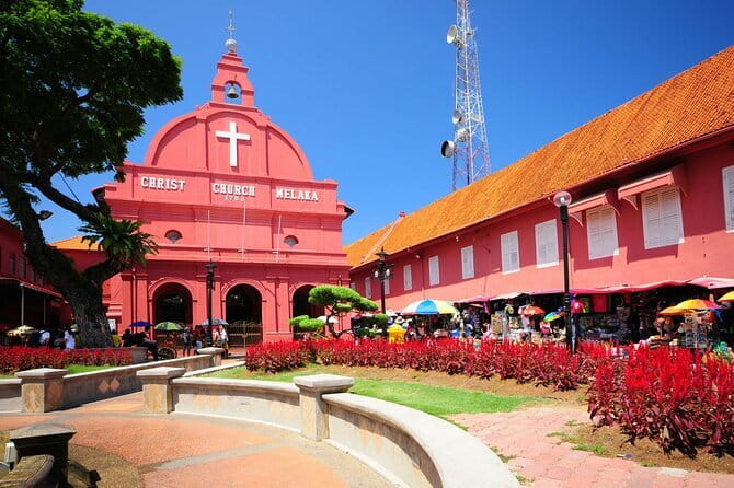 Malacca City Tour and River Cruise with Baba and Nyonya Lunch - Red Square, the Stadthuys, and Christ Church