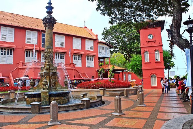 Malacca Tour With Instragrammable Spot from Kuala Lumpur - The red buildings of Dutch Square