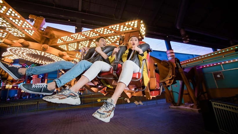 Malaysia: Genting Skytropolis Indoor Theme Park Ticket - The Thrill Section: Spins, Drops, and Sharp Turns