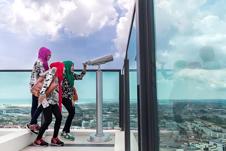 Melaka: The Shore Sky Tower Admission Ticket - The 360-degree view from 163 meters