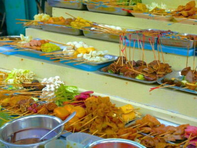 Trishaw Ride and Hawker Center Food Tour