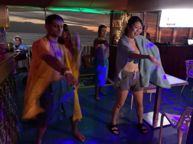 Port Dickson: Breathtaking Dickson Dragon Sunset Cruise - Karaoke, Disco Lights, and the Saltwater Jacuzzi