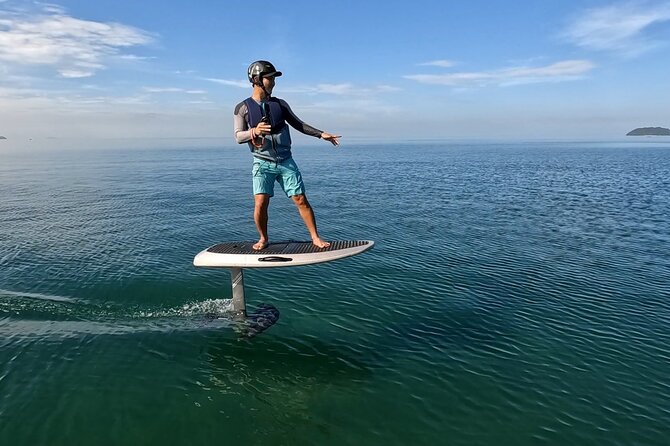 Private Guided E-Foil Experience in Tanjung Aru Beach - Weather can decide the day