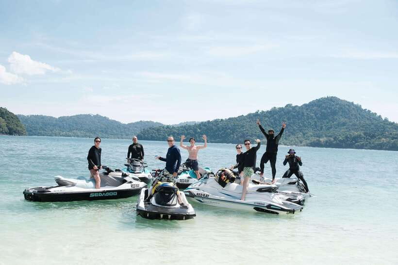 (PRIVATE) Platinum Package Jet Ski Tour Langkawi, Red Ray - Mangroves, limestone cliffs, and ancient rock