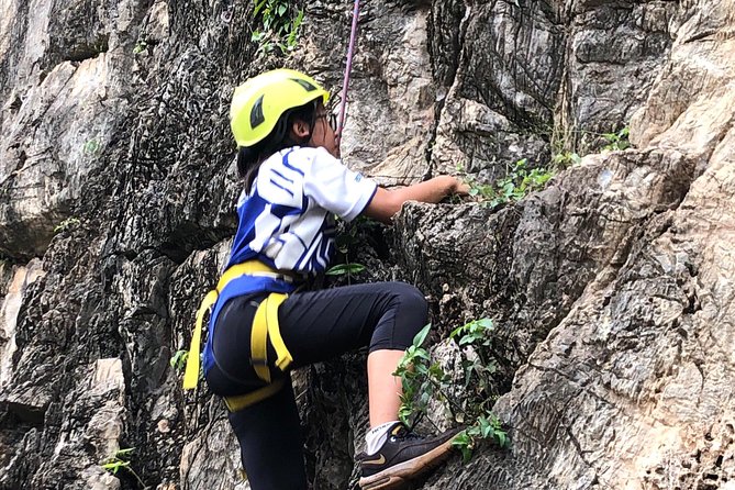 Rock Climbing guiding, top rope climbing includes full climbing gears and shoe. - Key points before you book
