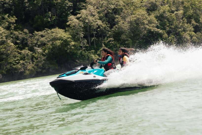 Ruby Package Jet Ski Tour Langkawi with Free Drone Video - Tuba Island, cliffs, and long open-water runs