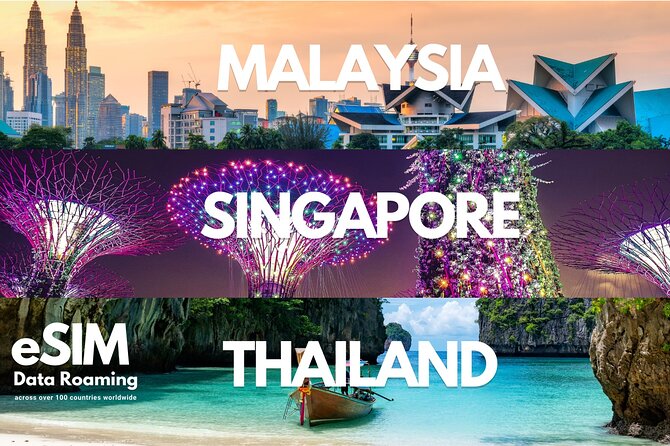 Singapore, Thailand & Malaysia eSIM: 0.5GB Daily to 30GB-30 Days - Key points at a glance