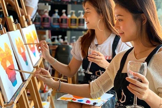 Sip & Paint Night - Wine, Coffee, Tea, and Snacks During the Class