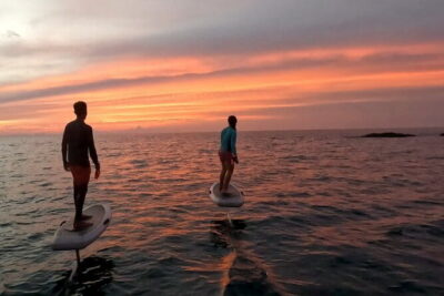 Sunset E-Foil Experience in Tanjung Aru Beach