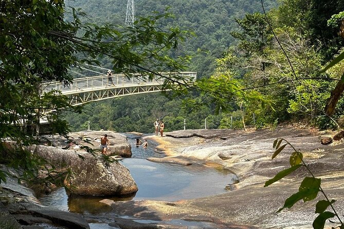 Telaga Tujuh Waterfall Half Day and Sacred Blue Pool Tour - Forty minutes through the jungle to the Blue Pool