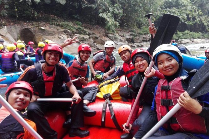 Whitewater Rafting Adventure at Gopeng (from KL) - Ulu River Lodge: gear, changing rooms, and the safety talk